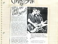 ANGRY SAMOANS Metal Mike Scrapbook 1982 – P.J. Galligan on Lead Guitar